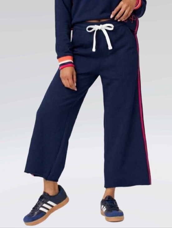 Krimson Klover Pants - Krimson Klover Harper Crop Pant In Navy Blue Size XS